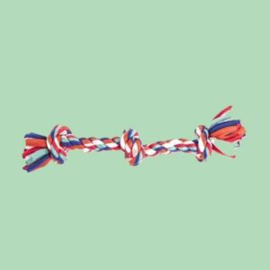 Jouet corde pour chiot ou petit chien 3 noeuds Martin Sellier