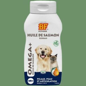 Huile de saumon sauvage écossais BF Petfood 500 ml
