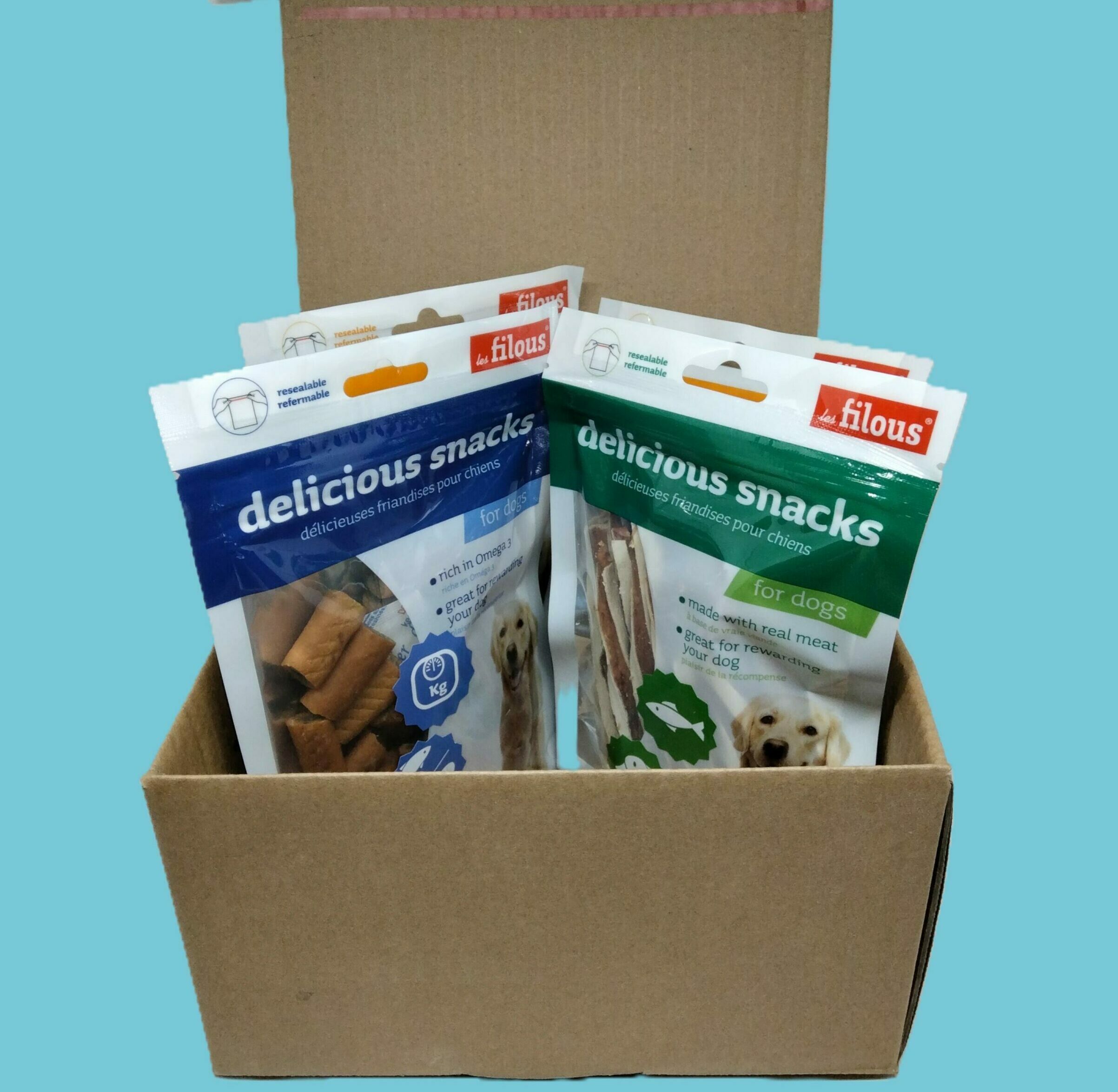 La box friandises " delicious snacks" les Filous