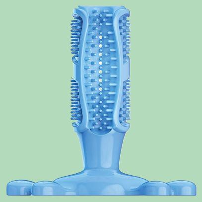 Stick brosse à dent caoutchouc Doogy, Taille 12,6 cm , chien moyen