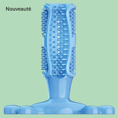 Stick brosse à dent caoutchouc Doogy, Taille 12,6 cm , chien moyen