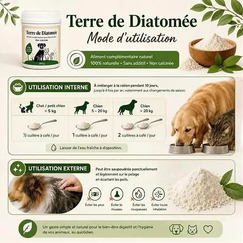 Terre de diatomée, La Phyto d'Anaïs, 1kg – Image 3